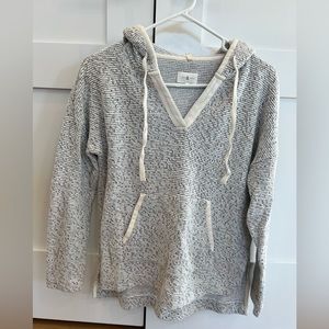 Lou & Grey Marled Sweater Hoodie | Size XS